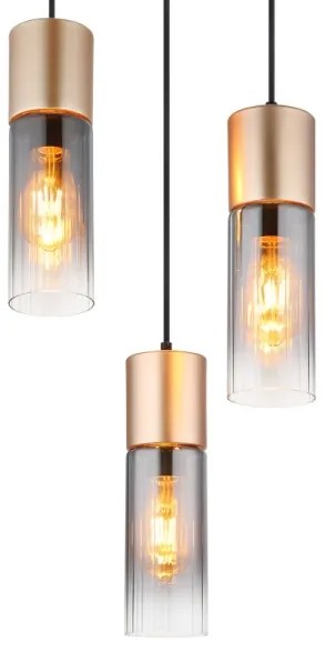 Globo 21000-3HCA - ANNIKA kábeles függeszték, 3xE27/25W/230V, átm. 30 cm