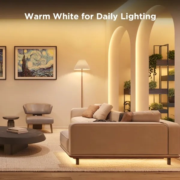 Govee - Wi-Fi RGBICW Smart PRO LED szalag 5m MATTER - extra tartós