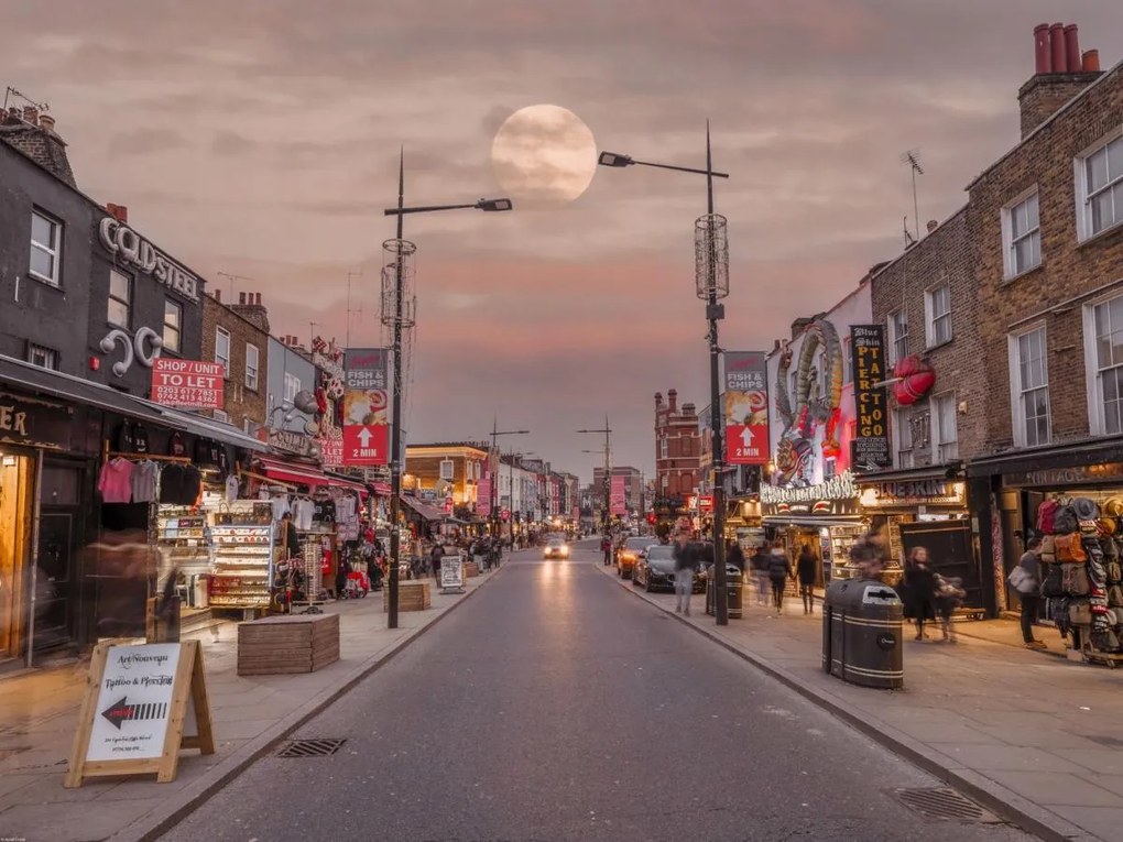 Poszter 80x60cm Camden főutca, Assaf Frank