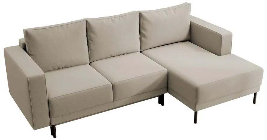 Sarokkanapé Rodriguez mini (J) (közepes bézs + fekete). 1099548