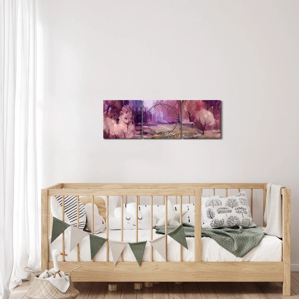 Kép - Őszi tájképfestés (órával) (90x30 cm)