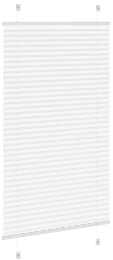 pliszírozott redőny Fehér 80x100 cm szövetszélesség 79,4 cm
