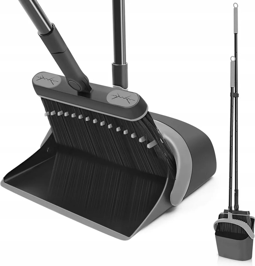 Jehonn Forgó seprű és összecsukható lapát Hosszú összecsukható fogantyú 138 cm