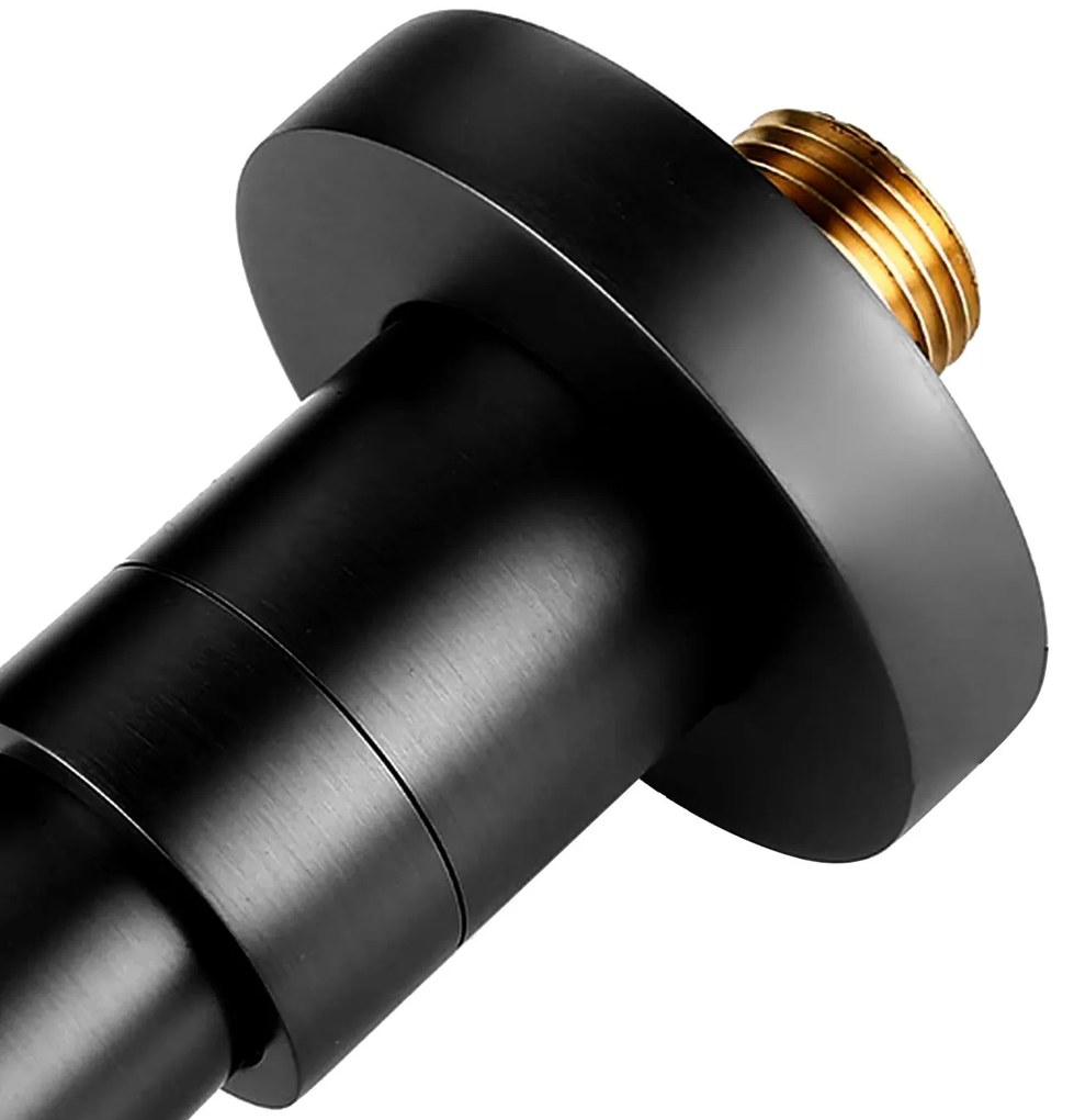 Falra szerelhető csaptelep Rea Lungo LONG black mat + box