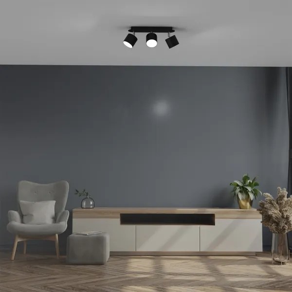 Spotlámpa DIXIE 3xGX53/11W/230V fekete