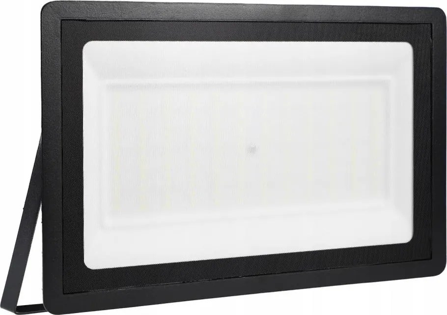 LED kültéri reflektor, 200 W, 230 V, 4500 K, IP65, fekete