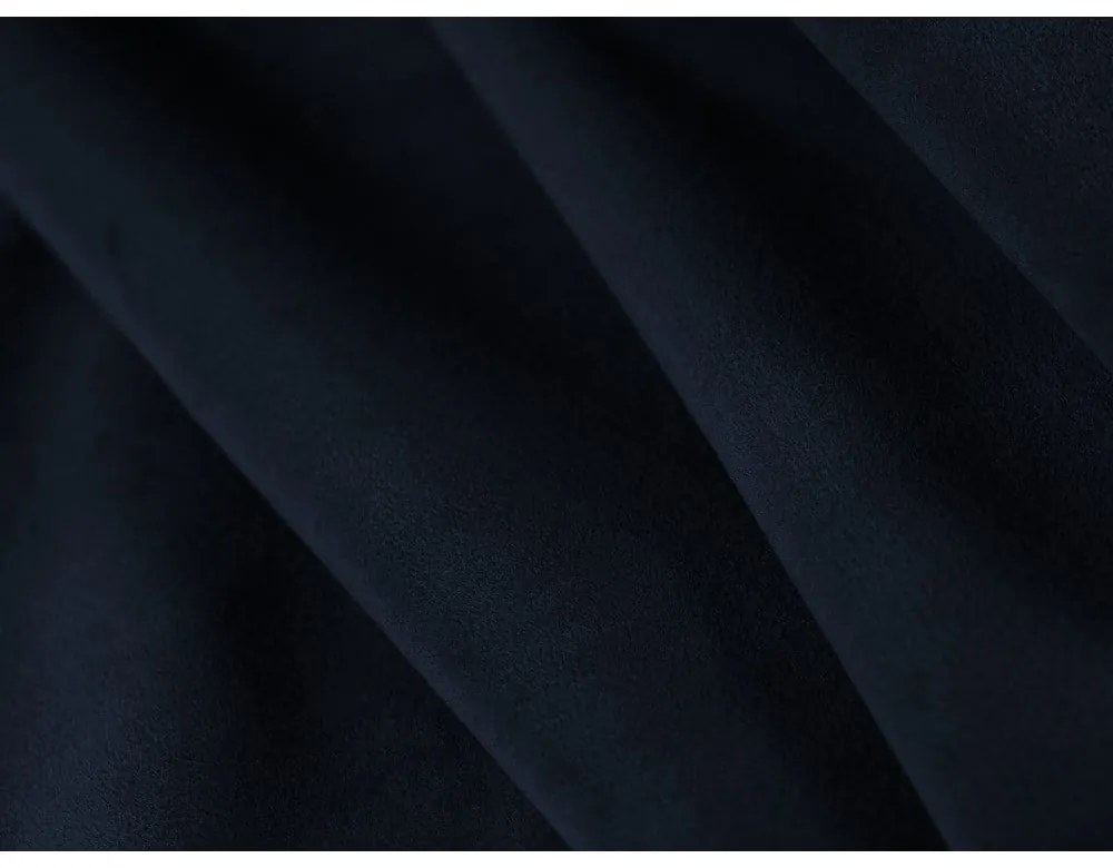 Sötétkék bársony kanapé 208 cm Vanda – Mazzini Sofas