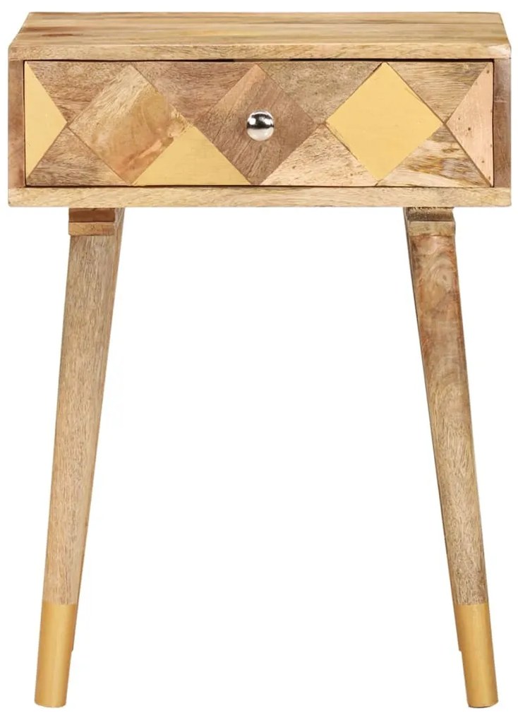 Tömör mangófa éjjeliszekrény 43 x 30 x 58 cm