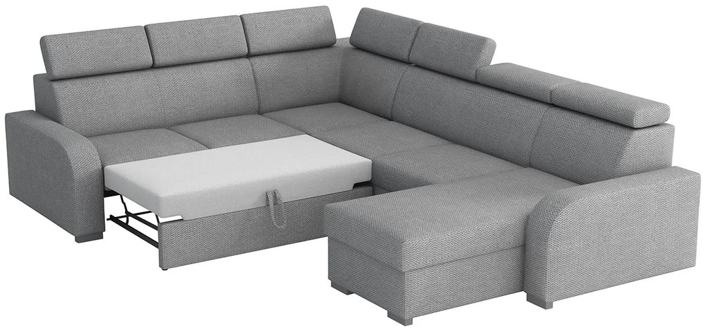 Sarokkanapé U Lyseri 2rR2pLC (sötétkék) (tárolóhellyel). 1104927