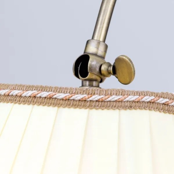 Orion Stl 12-1101/1 - Állólámpa TONIA 1xE27/60W/230V 183 cm fehér/bronz