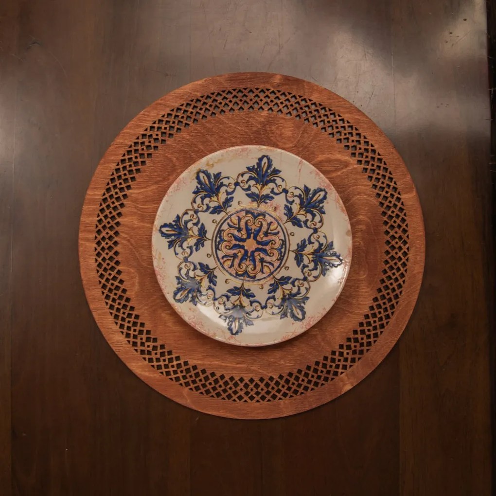 Seljuk tálca, rózsaszín, 36×36 cm – TR790PYN1140