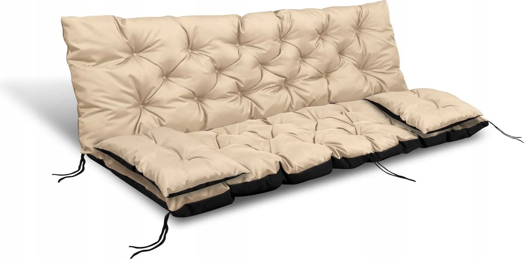 Kerti párna 150x60x50 cm 2 db pad párna hinta vízálló b