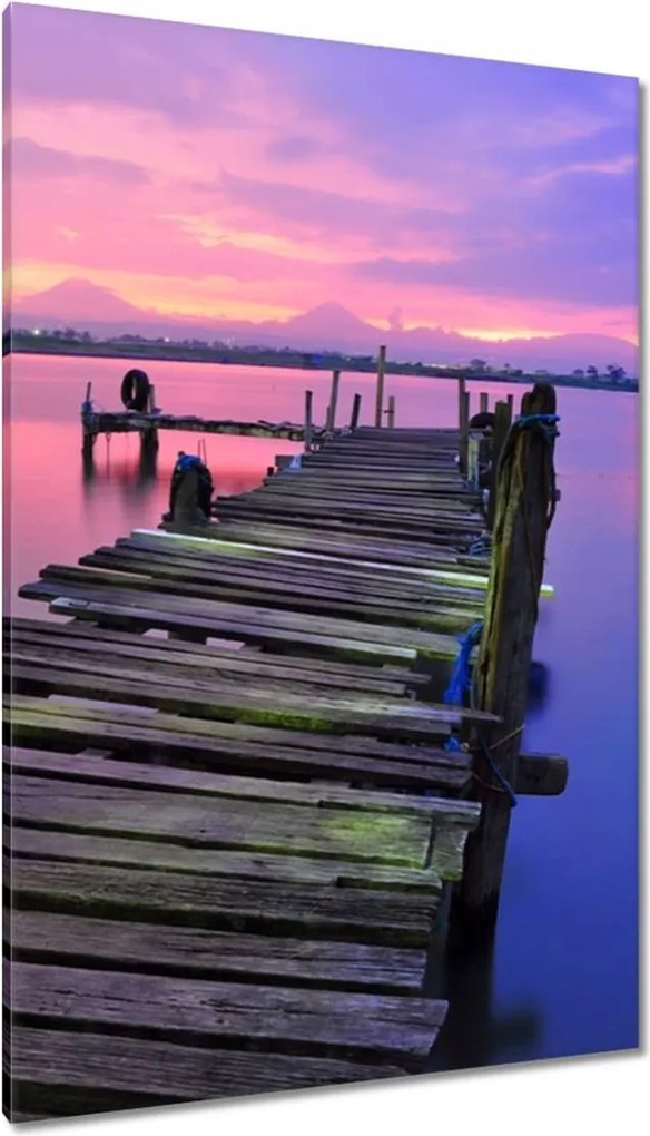 Vászonkép 80x120 Híd a deszkákból