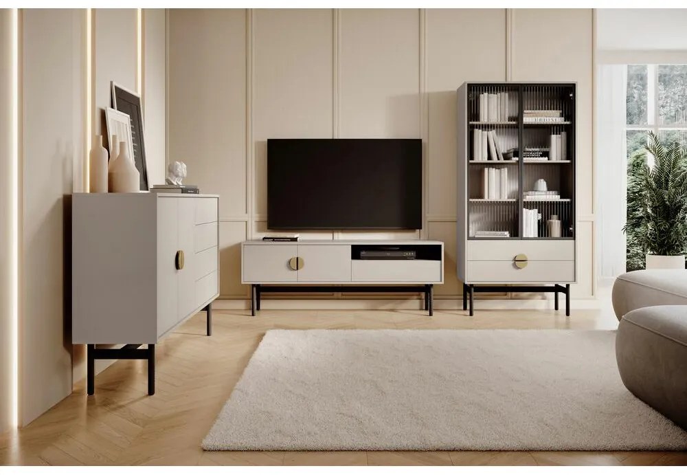 Tv szekrény/asztal Stellia S2 (szürkés bézs). Akció -15%. 1100444