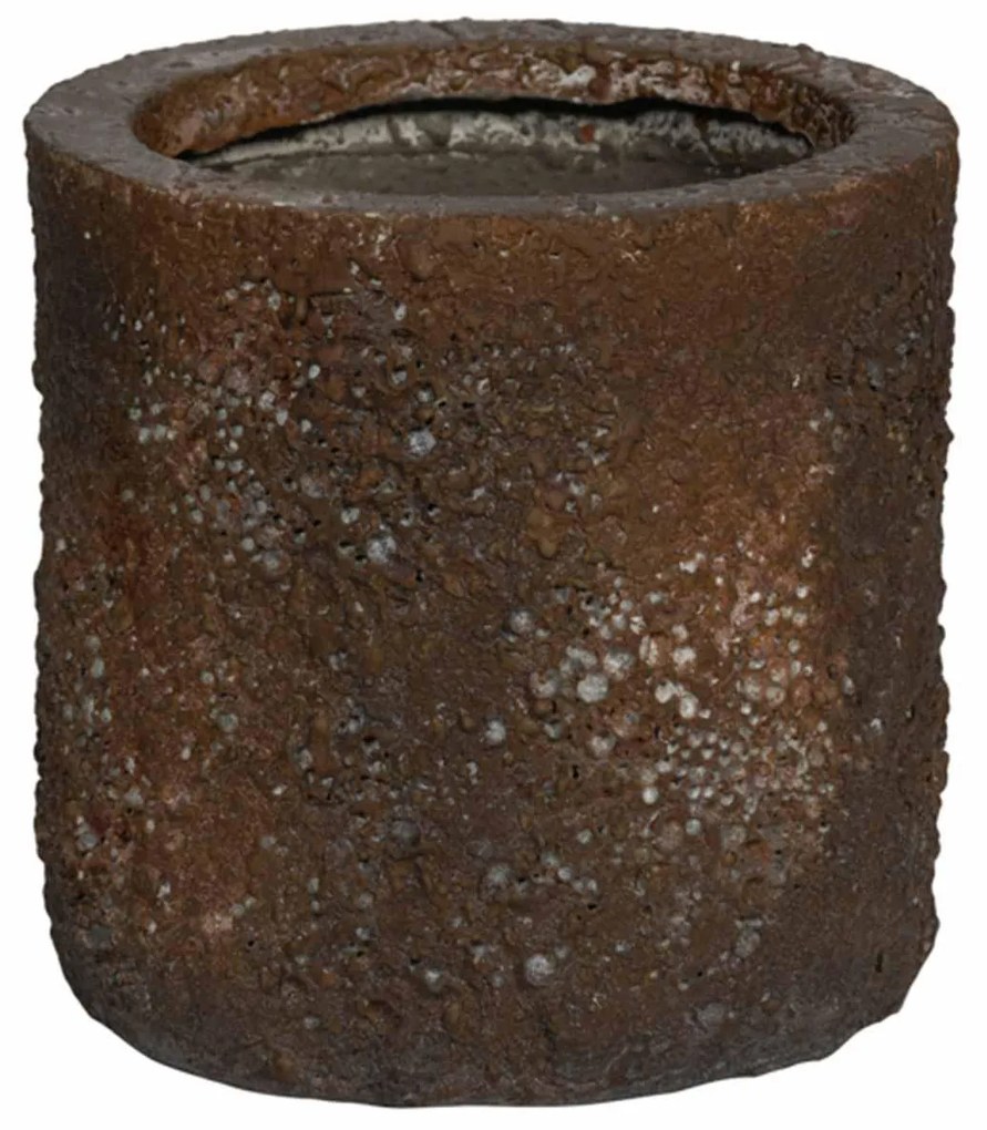 Pottery Pots Puk virágcserép, magas fényű barna, többféle méretben – Fazekas edények méret: S - h 15,0 cm, ⌀ 15,0 cm