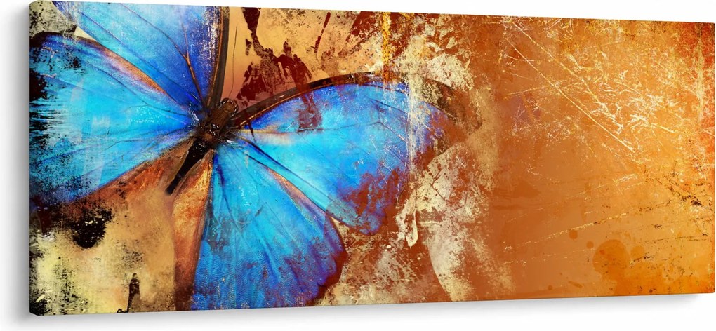 Kép - Kék pillangó (120x50 cm)
