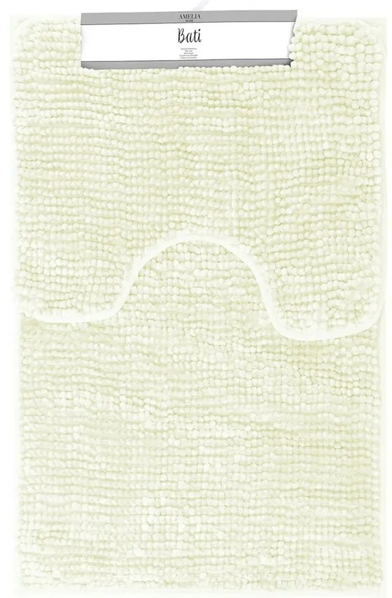 Restilo Bati fürdőszobai kilépő szett, fehér, 2 db, 50 x 80 cm, 40 x 50 cm