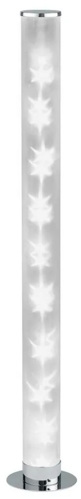 Lindby Lobini LED-állólámpa távirányítóval , FEHÉR/KRÓM