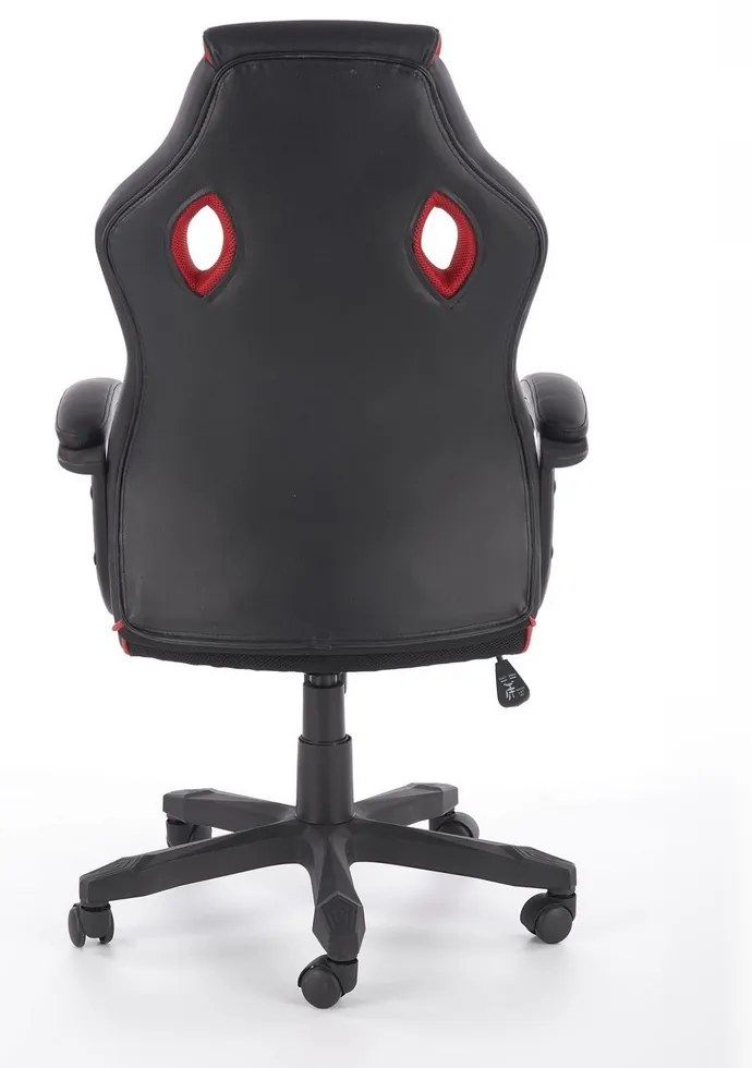 Baffin irodai fotel, fekete / piros
