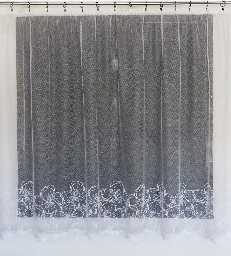 Mg Függöny 78/100 Fehér 300x140 kész szalaggal