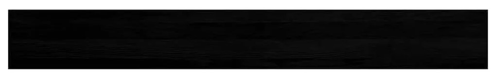 ablakpárkányok 2 db sötétbarna 160x20x2 cm tömör fa tölgyfa