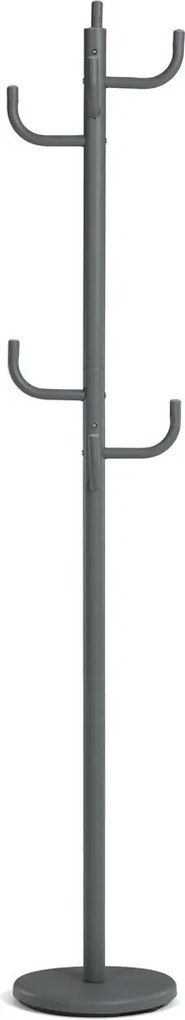 Věšák, kov, šedá, 80609-06 GREY