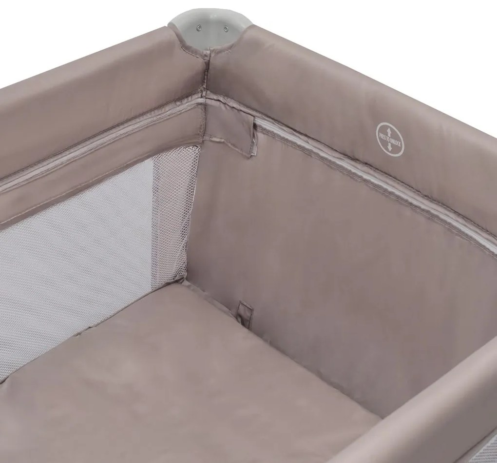 Baby Mix Lift utazóágy függeszthető ággyal, bézs
