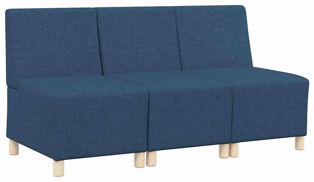 Karfa Nélküli Modularis Kanapé Egység 3 pcs Kék 55 x 74 x 82 cm