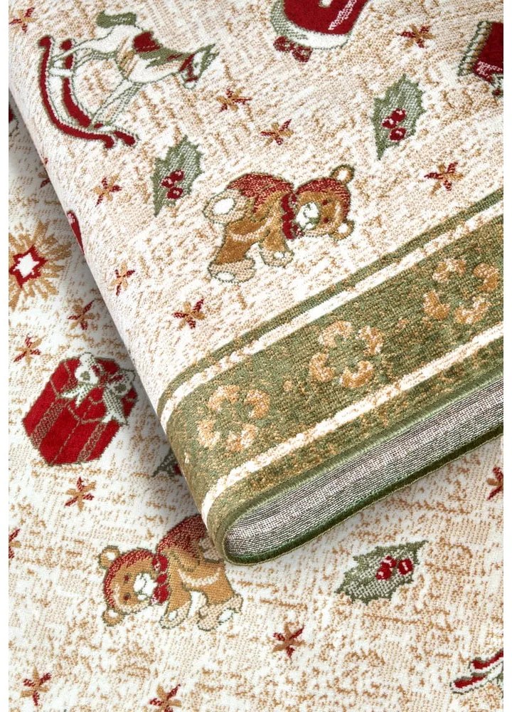 Zöld pamutkeverék szőnyeg karácsonyi mintával 160x230 cm Toy's Delight Green Christmas – Villeroy&amp;Boch