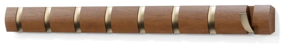 Barna nyárfa fali fogas Flip – Umbra
