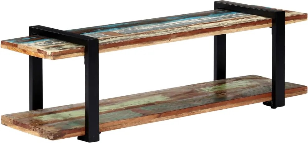 vidaXL tömör újrahasznosított fa TV szekrény 130 x 40 x 40 cm