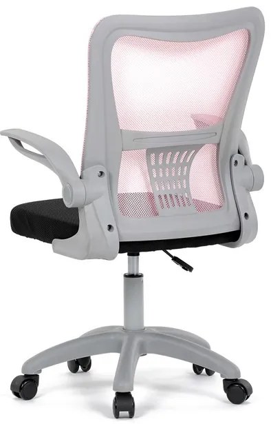 Gyerek szék, magasságában állítható, rózsaszín hálós, KA-K2008 PINK