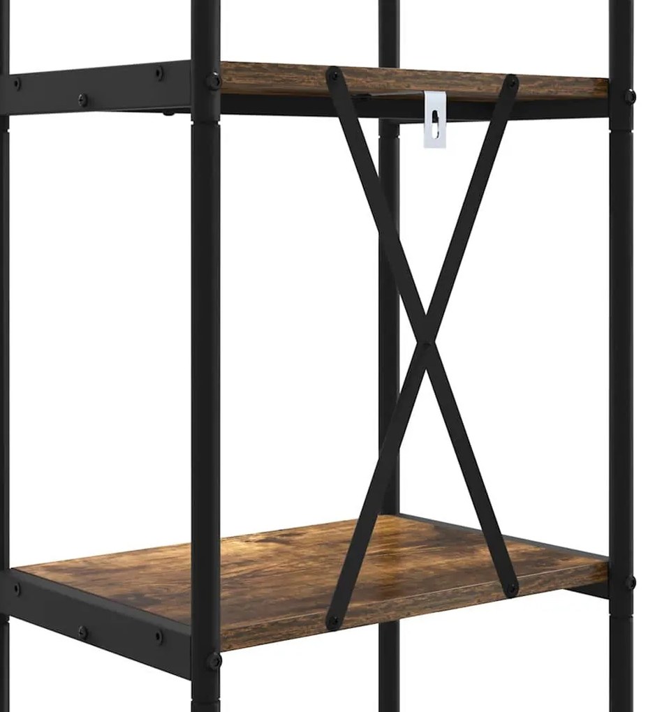 Könyvespolc Füstölt tölgy 40 x 30 x 109 cm Faanyag