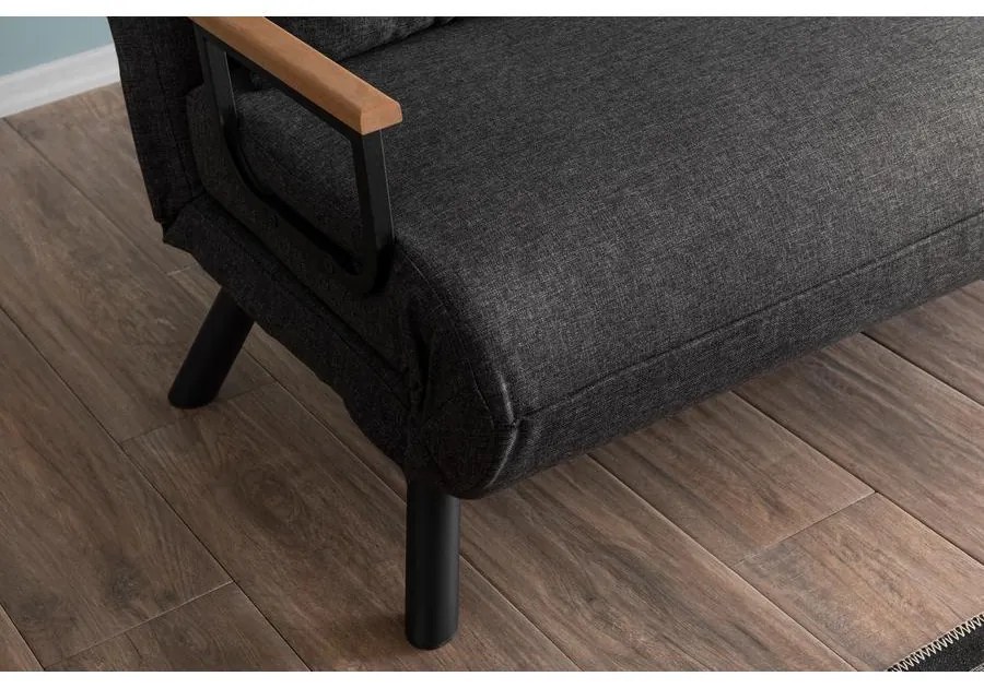 2 személyes kanapéágy Homoko 2-Seater - Sötét Szürke