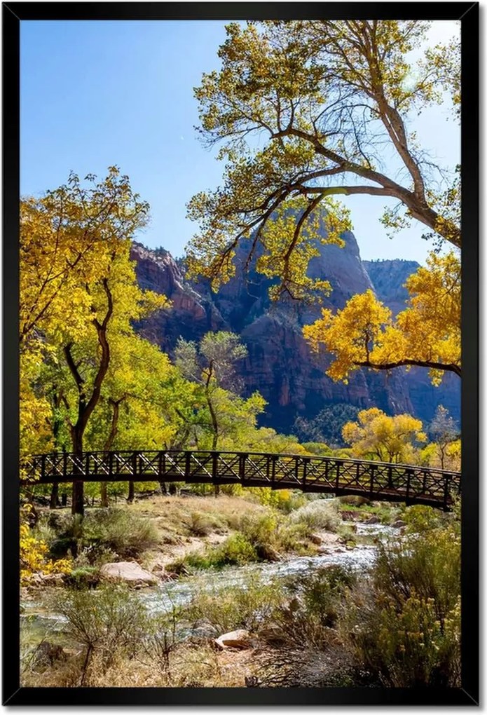 Poszterek keretben 40x60 Híd Építészet Tájkép