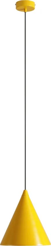 ALDEX 1108G14 FORM Modern Függesztett Lámpa Fekete, Sárga E27 IP20