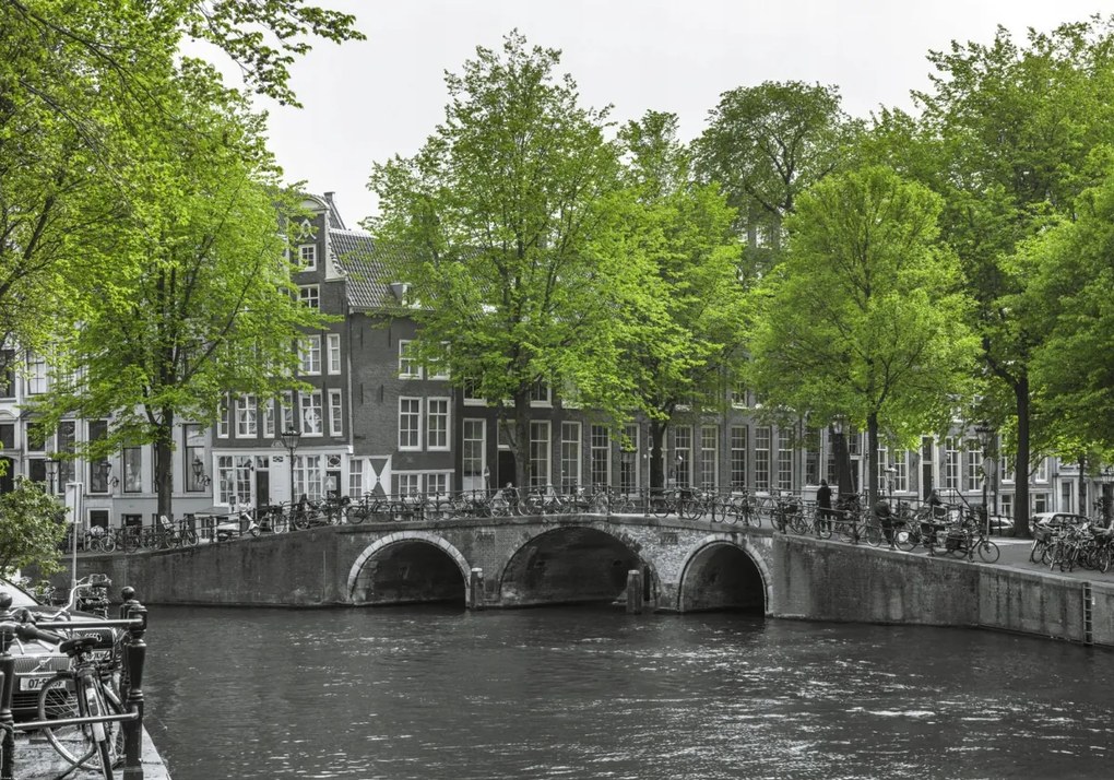 Poszter 100x70cm Csatorna a városon át, Assaf Frank