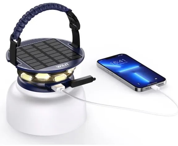 Immax 08493L - LED RGB hordozható napelemes lámpa LED/10W/5V/3600mAh/IP65