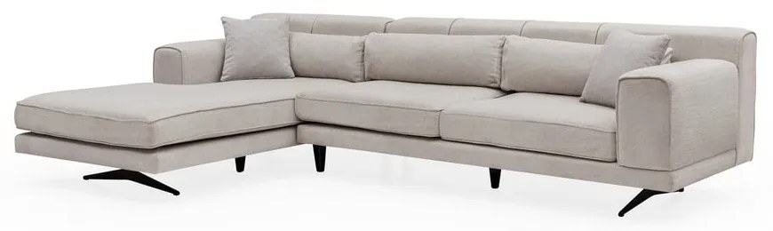 Jivago világosbézs sarokkanapé, bal oldali - Artie