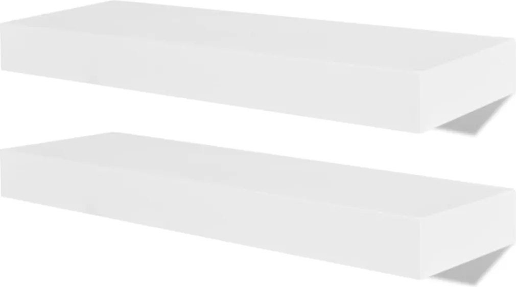vidaXL 4 db fehér fali polc 40 cm