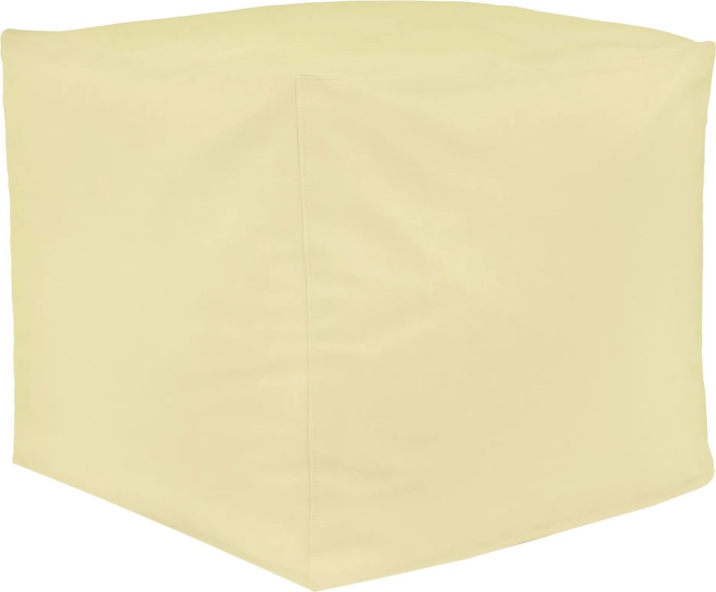 Cubo Ökobőr ülőgarnitúra Puff Krémszínű