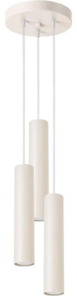 Sollux SL.1482 - Csillár zsinóron LAGOS 3xGU10/10W/230V krémes