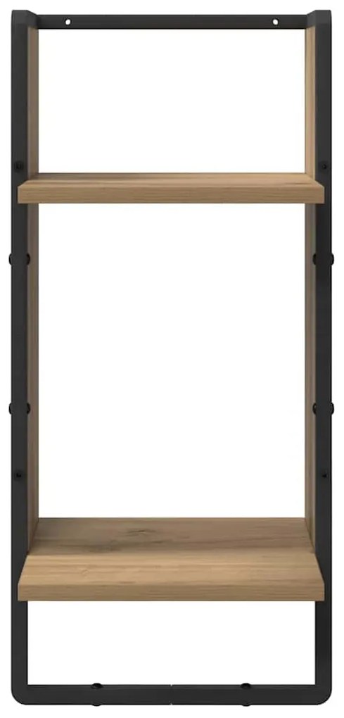 vidaXL Fali polc készlet 4 pcs Artisan tölgy 65 x 25 x 30 cm Faanyag