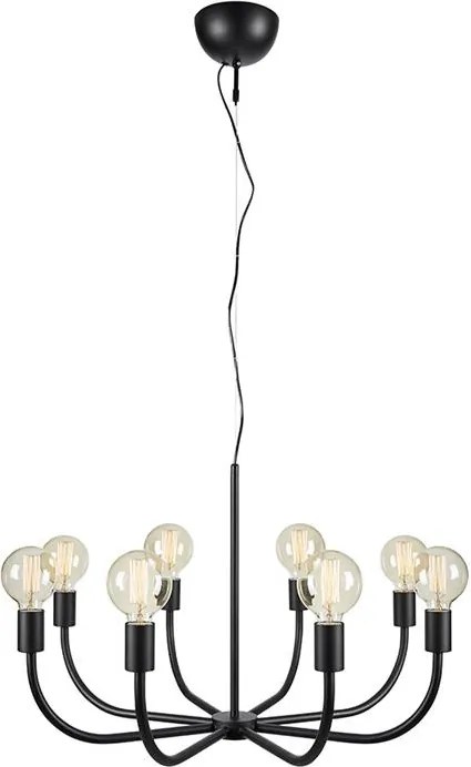 MARKSLÖJD 108291 AMISTOSO Modern Csillár Fekete E27 IP20