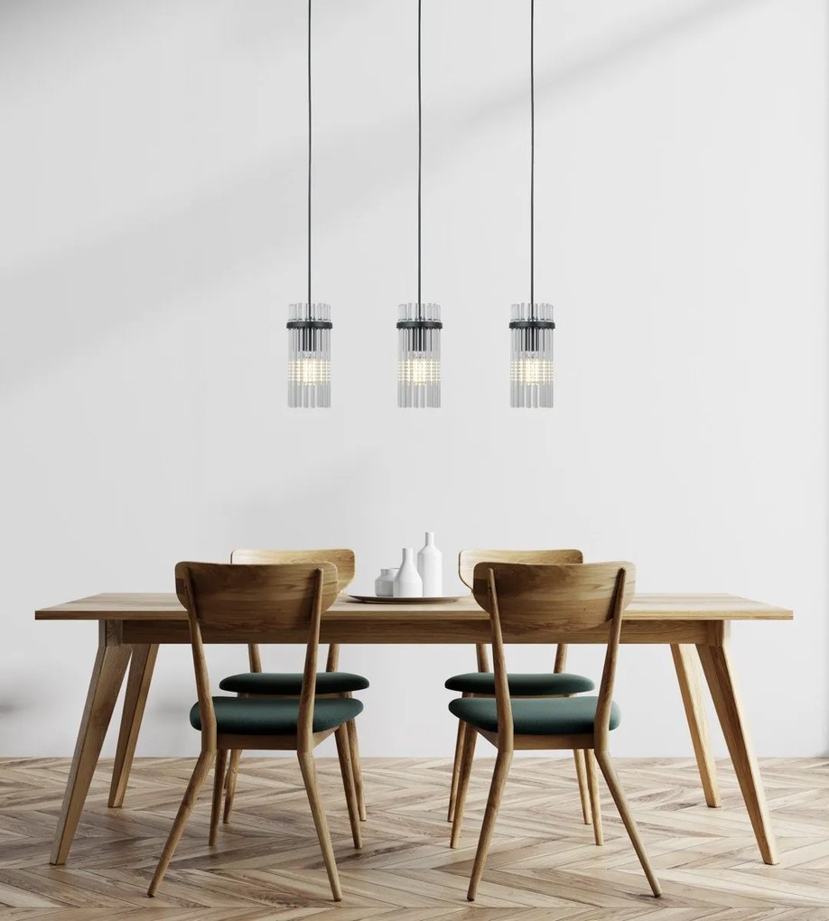 Italux modern függeszték merto matt fekete itxpnd-40930-3b-bk