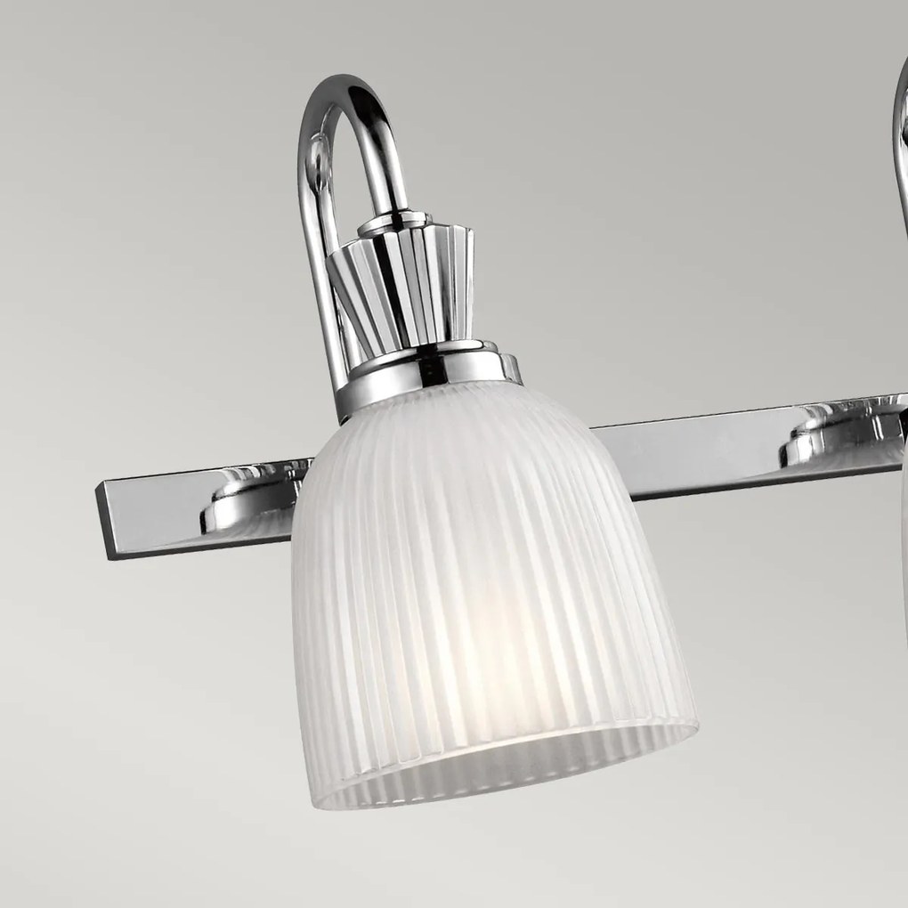 Kichler klasszikus fali lámpa cora króm elskl-cora4-bath IP44