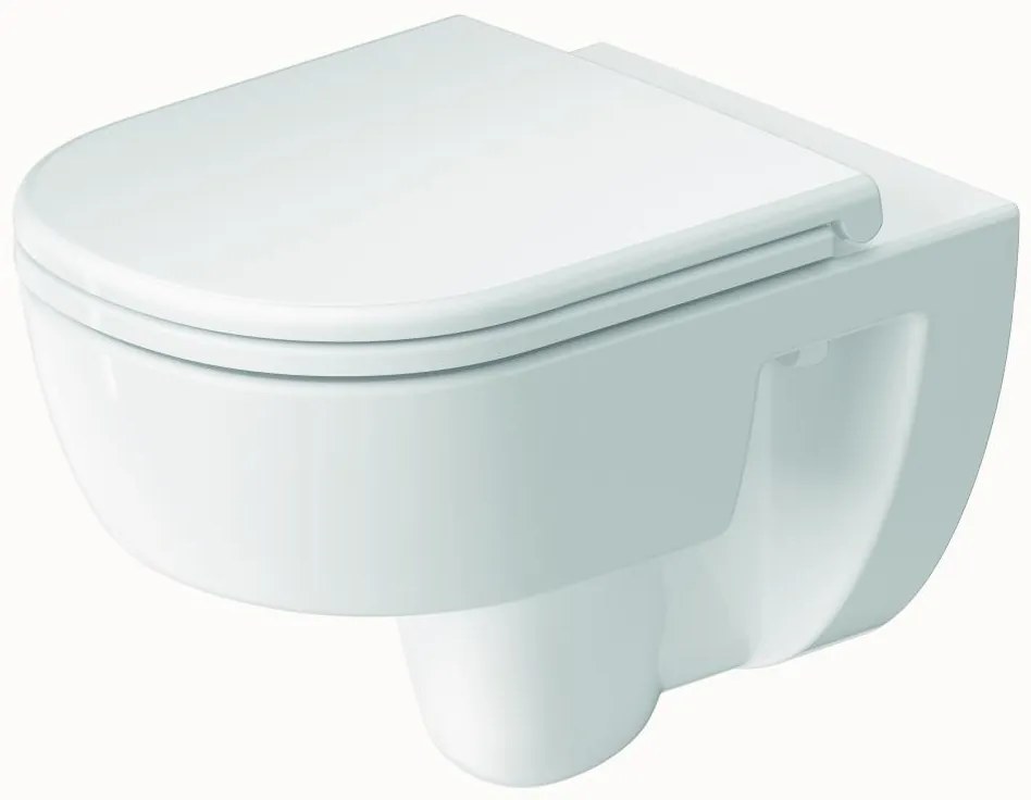 Duravit 45130900B2 - D-CODE fali WC ülőkével, kerámia, fényes fehér