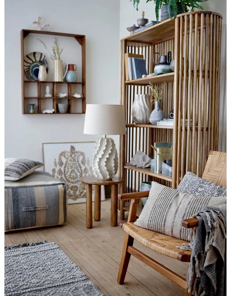 Mangófa kerek tárolóasztal ø 40 cm Stella – Bloomingville