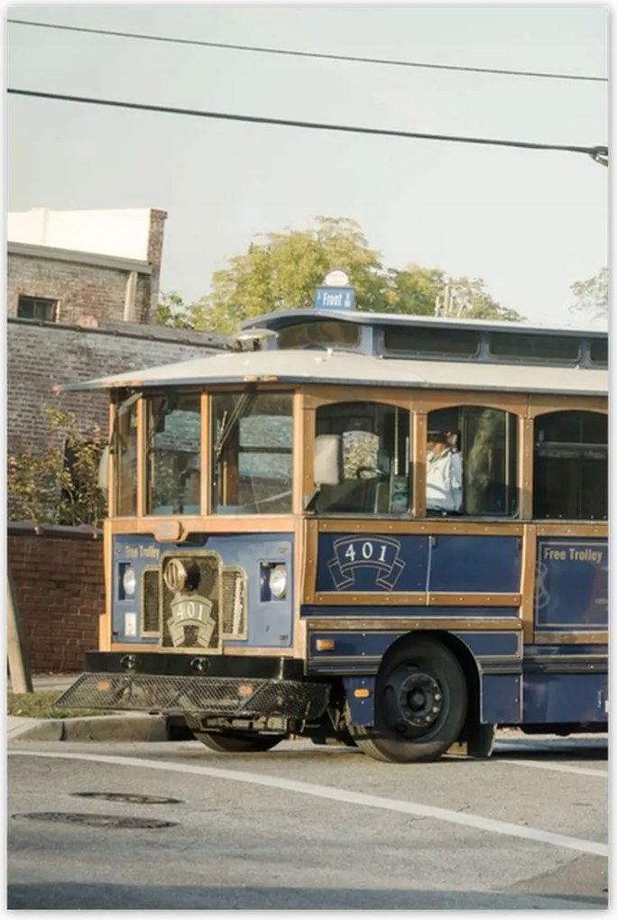 Poszterek 80x120 Antik Trolleybus