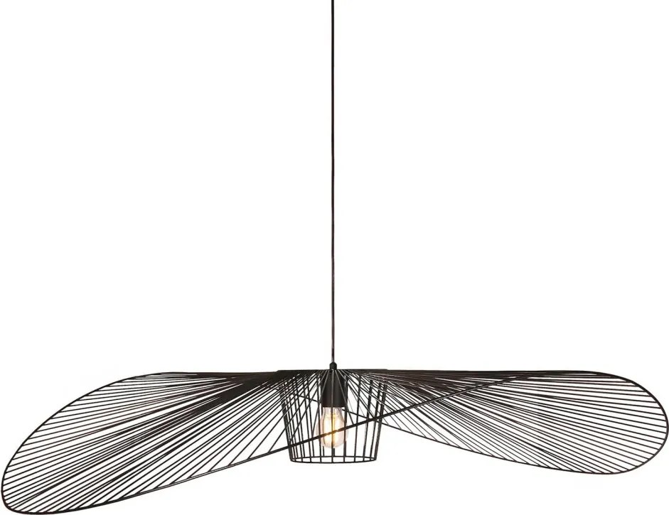 KAJA KP-21_CZARNY CZARNY Modern Függesztett Lámpa Fekete E27 IP20